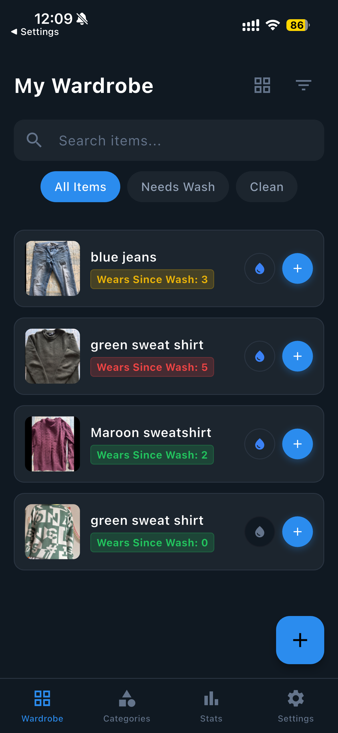 Dashboard view 2